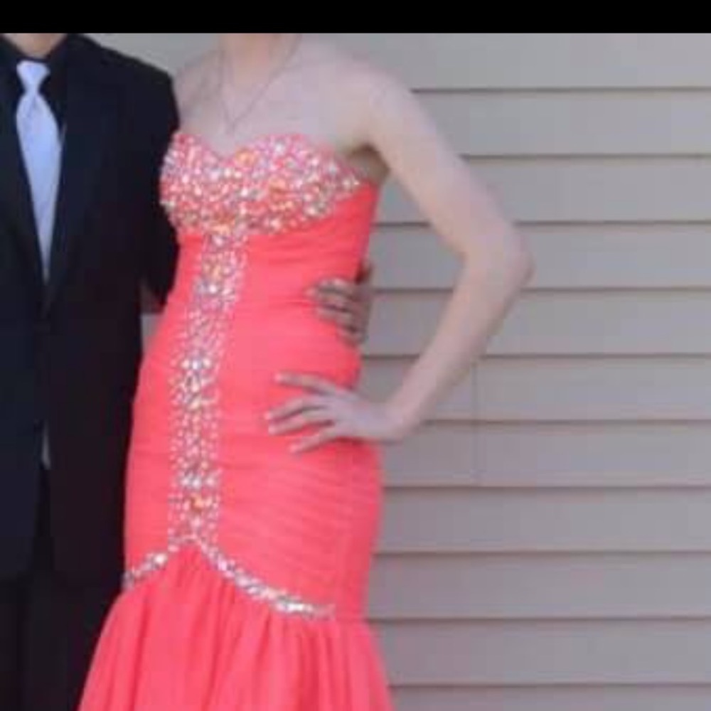 Coral Prom Dress